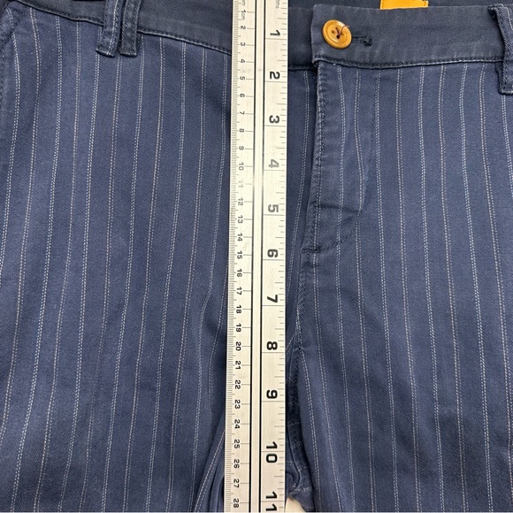Pilcro And The Letterpress Pants Womens No 29 Blue Fit Hyphen Stripes - Picture 9 of 12
